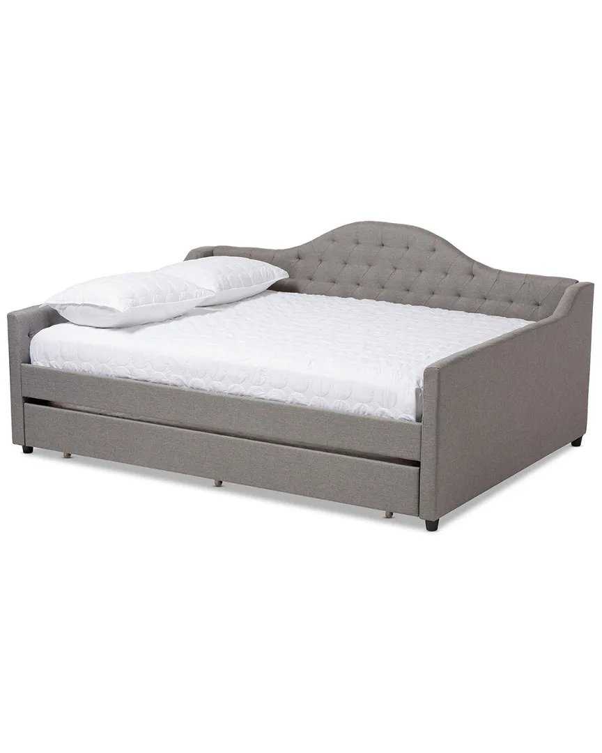 Eliza Queen Daybed with Trundle - Grey image