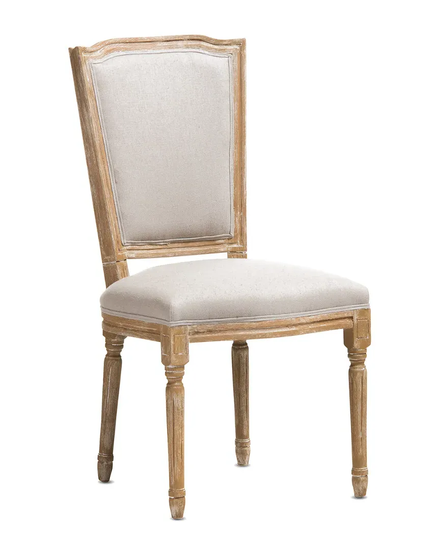 Estelle Dining Chair with Button Tufting - Beige, Linen image