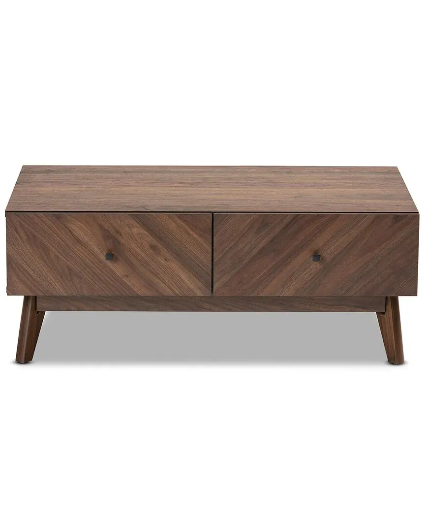 Hartman Coffee Table with Storage - Walnut Brown, Wood image