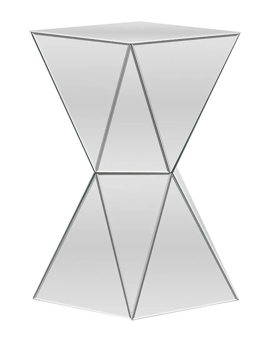 Rebecca Side Table - Silver, MDF image