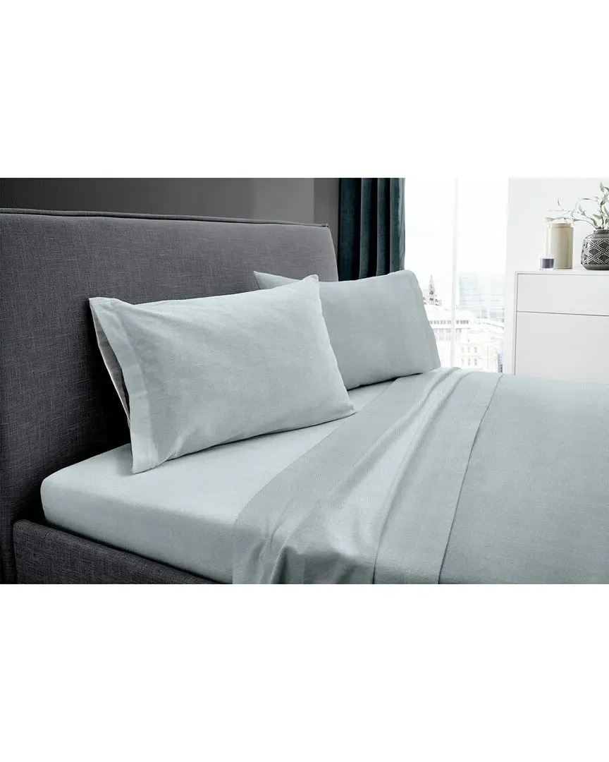 250 Thread Count German Flannel Hemstitch Sheet Set - Stormy Weather