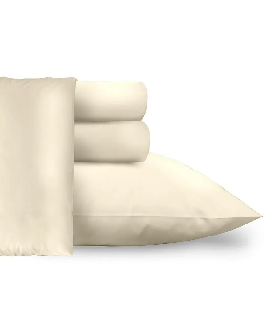 250tc German Flannel Hemstitch Sheet Set - Ivory, Cotton