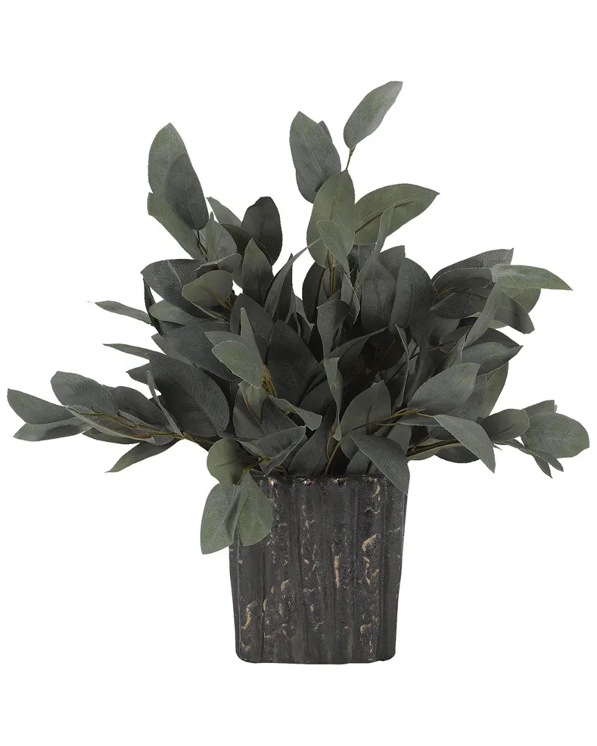 Small Eucalyptus Plant - Grey, Ceramic image