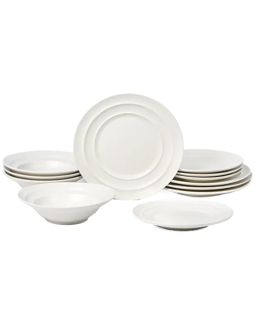 Celeste 12pc Stoneware Dinnerware Set - Beige image