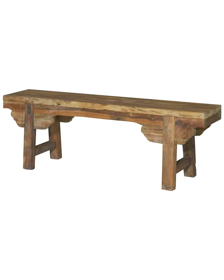 Ellen Mindi Wood Bench - Brown image