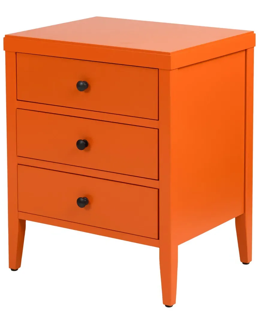 Webb Rectangle Accent Table - Orange, Acacia Wood image