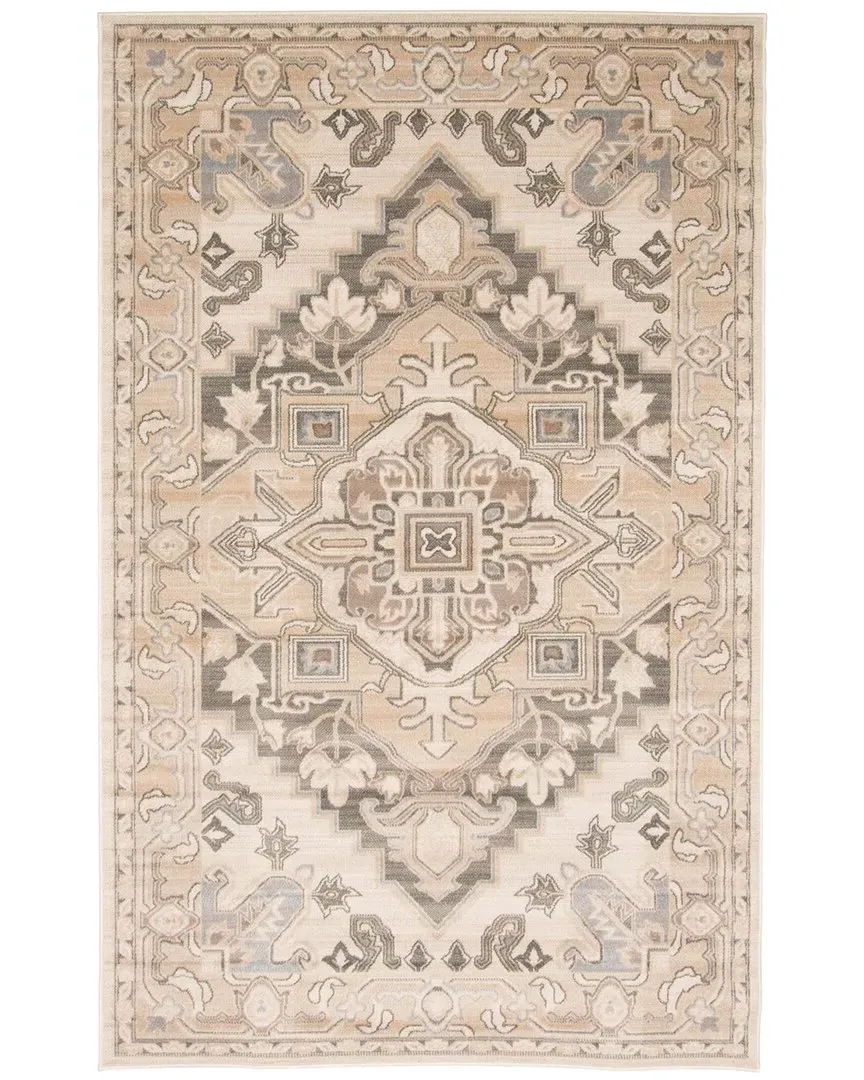 Addie Area Rug - Beige, Polypropylene