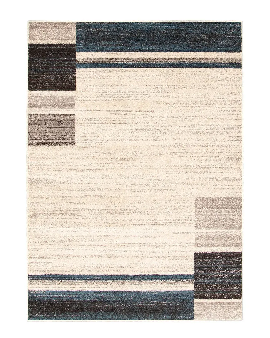 Ayla Rug - Ivory Blue, Polypropylene image