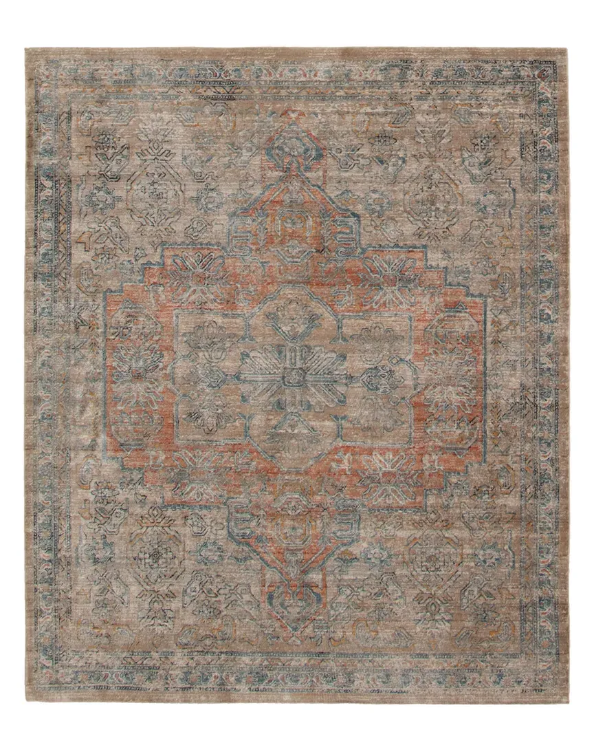 Bahama Heriz Distressed Rug - Beige, Polypropylene