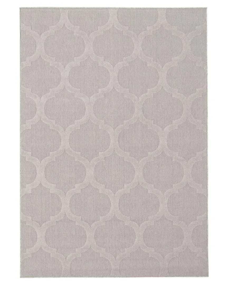 Cambridge Indoor/Outdoor Trellis Rug - Grey