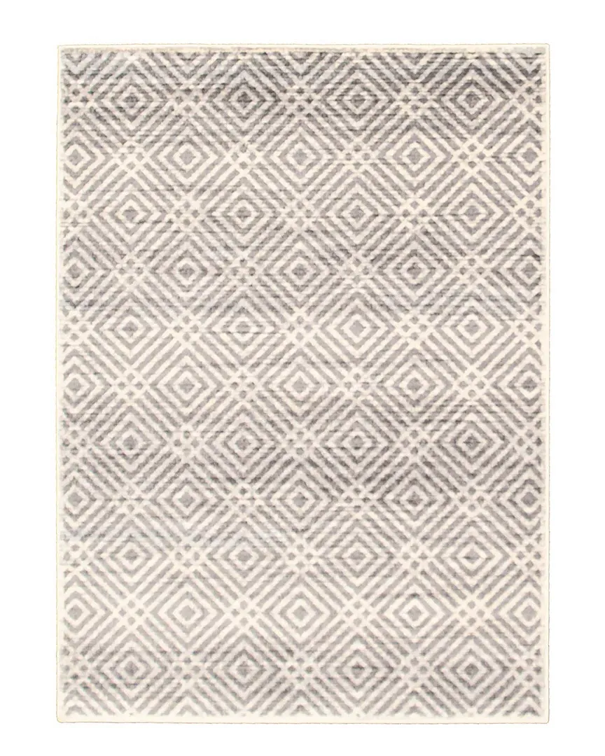 Ember Geometric Rug - Cream, Polypropylene