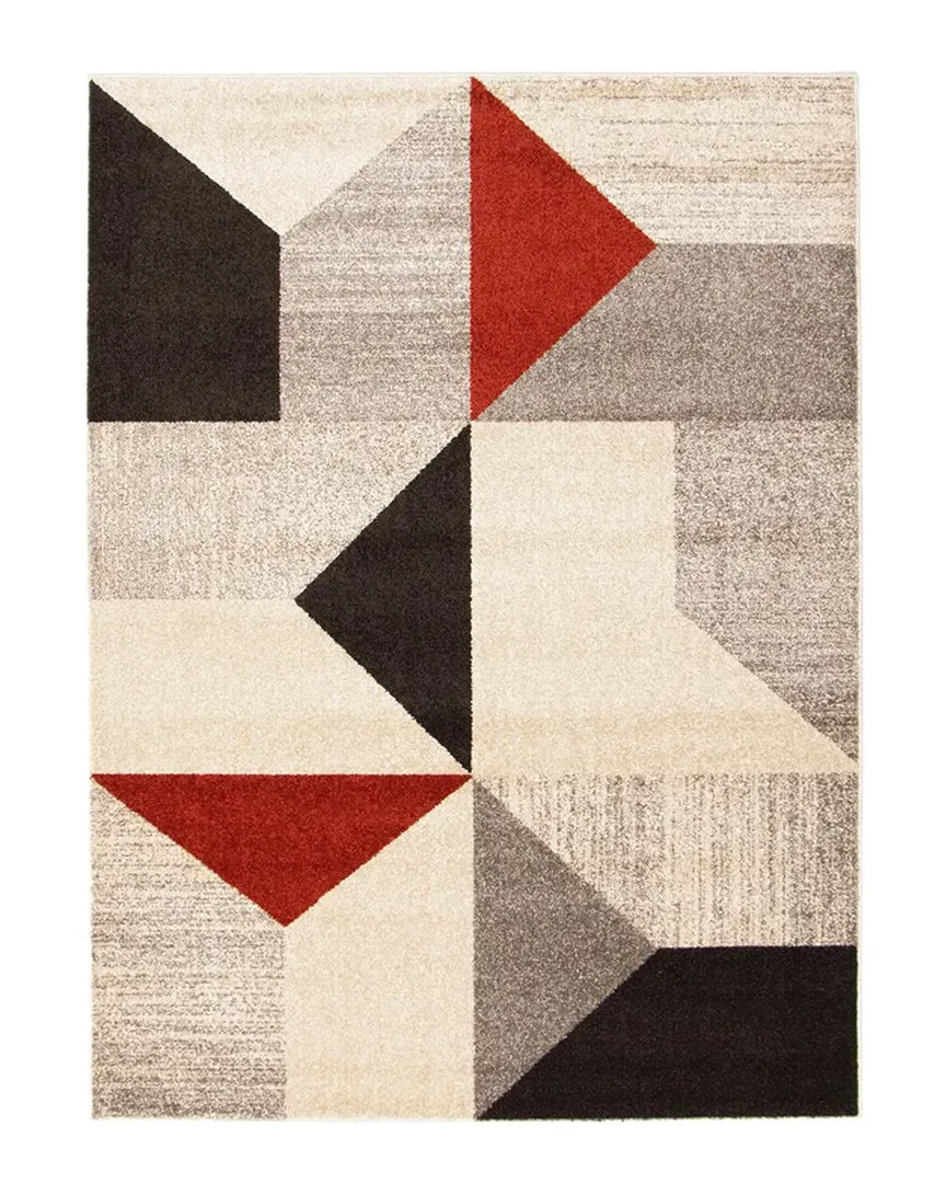 Harlow Geometric Rug - Grey, Polypropylene image