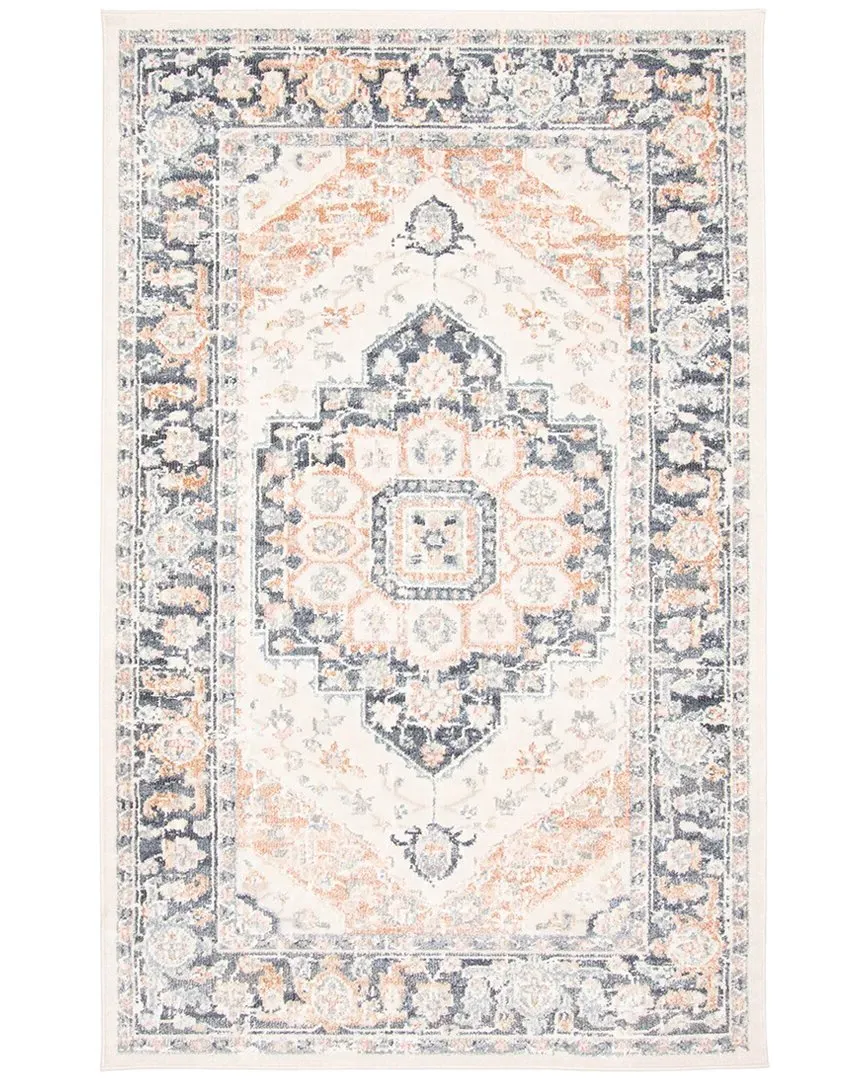 Heriza Area Rug - Ivory, Polyester