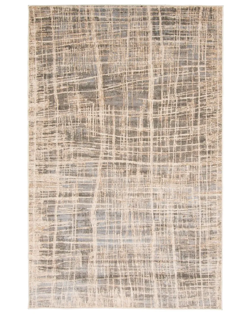 Lattice Area Rug - Grey, Polypropylene