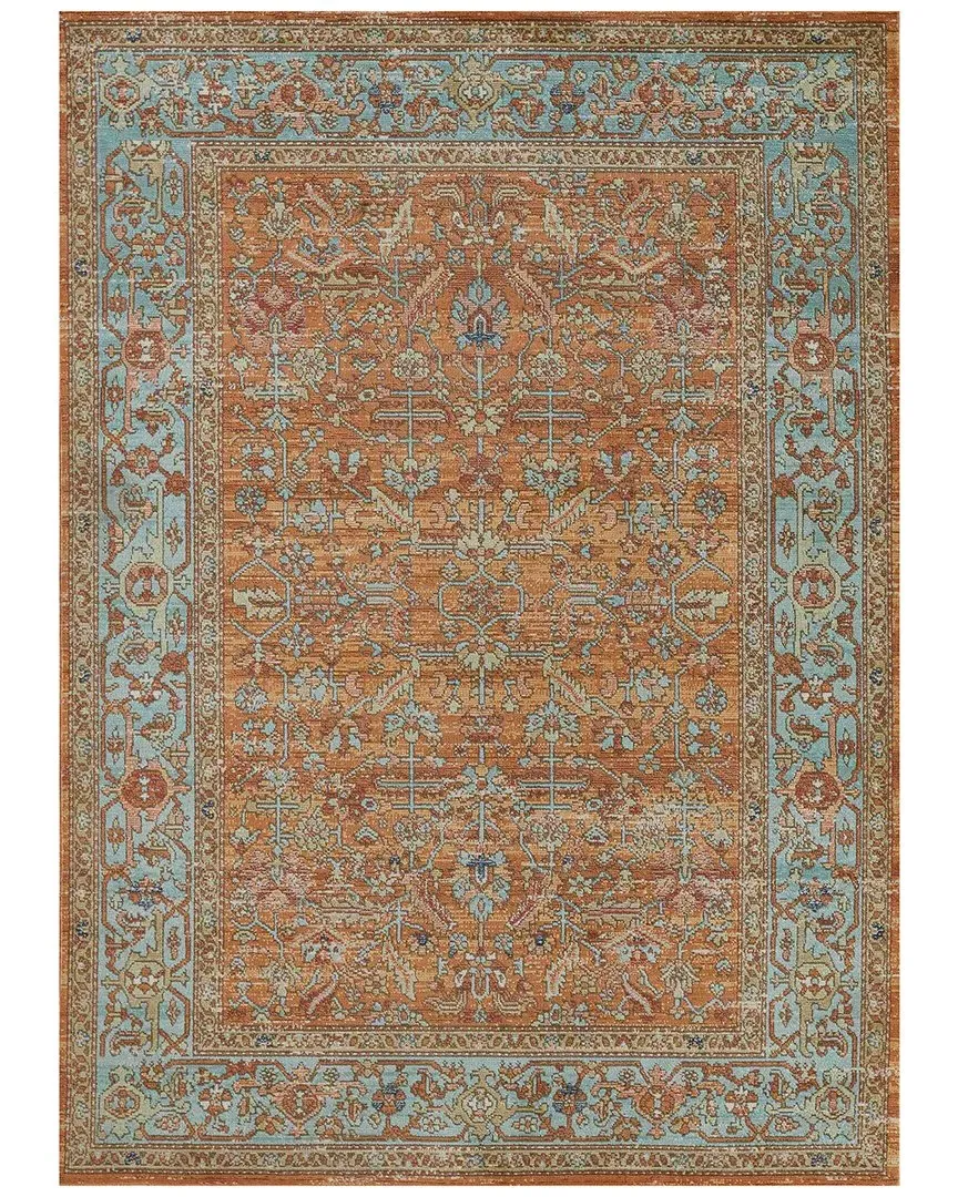 Lillihan Area Rug - Orange, Polypropylene image