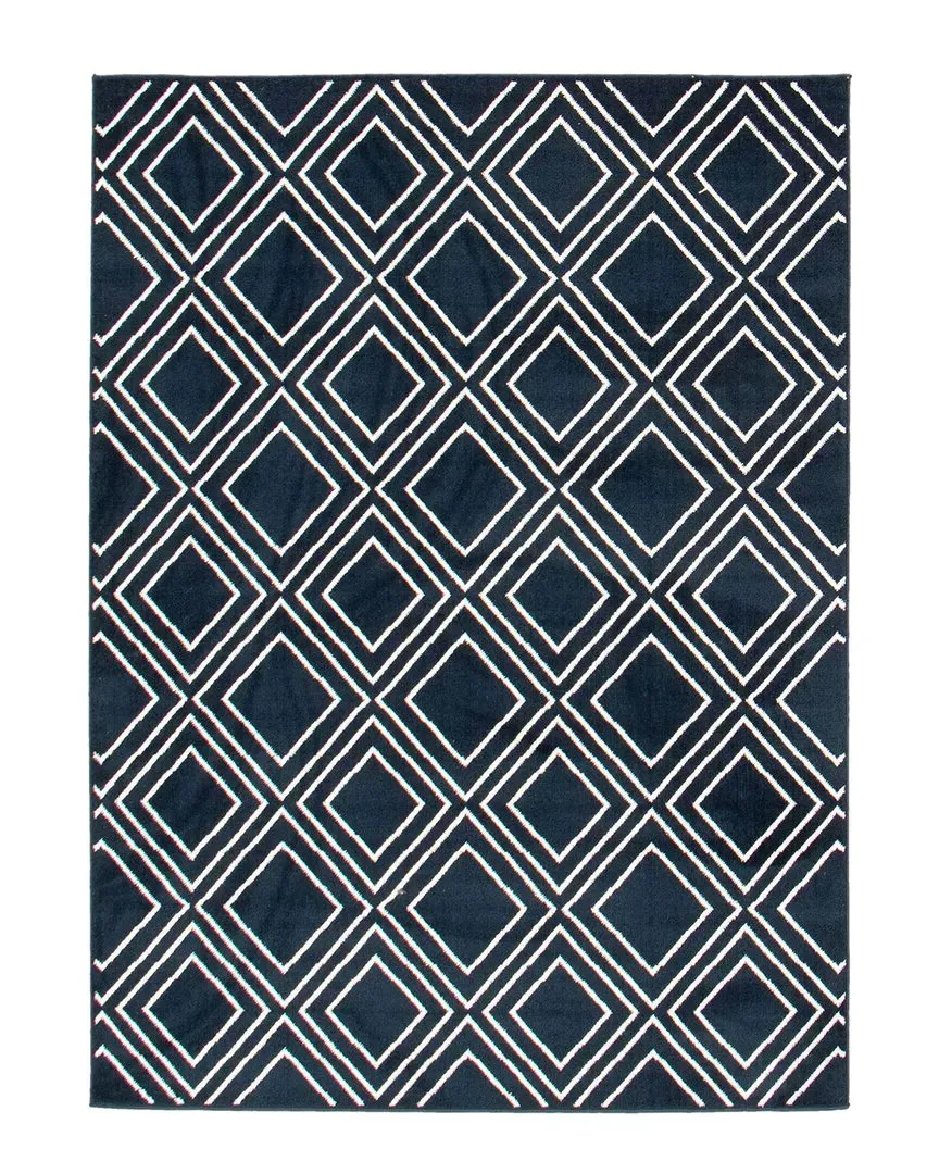 Macy Geod Geometric Rug - Navy image