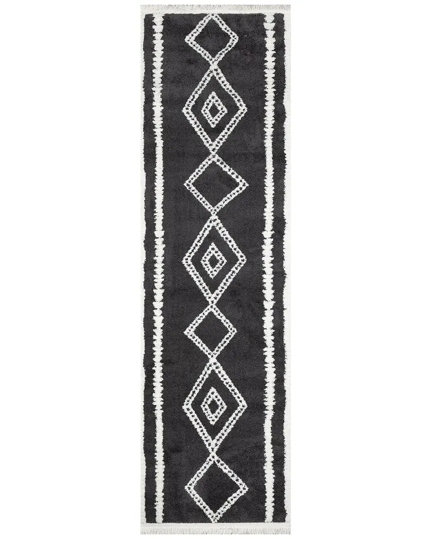 Monaco Runner Rug - Black image