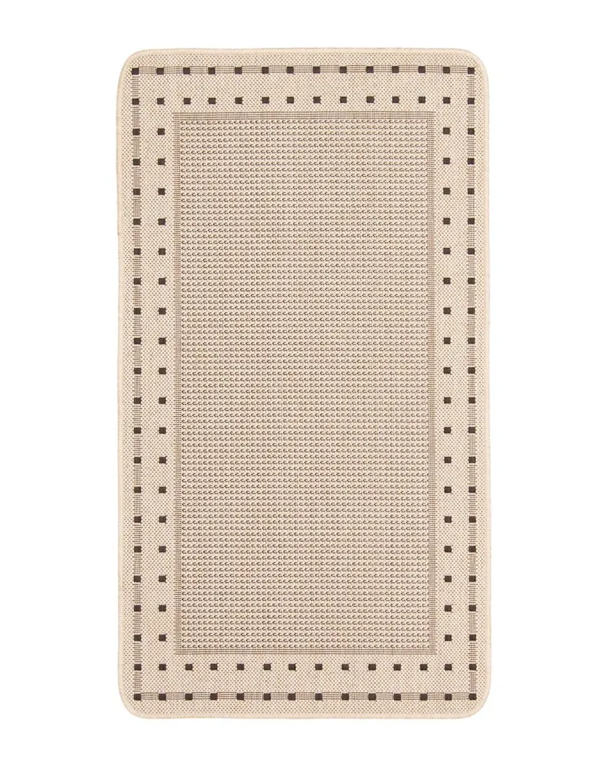 Nadia Textured Anti-Slip Mat - Cream, Polypropylene