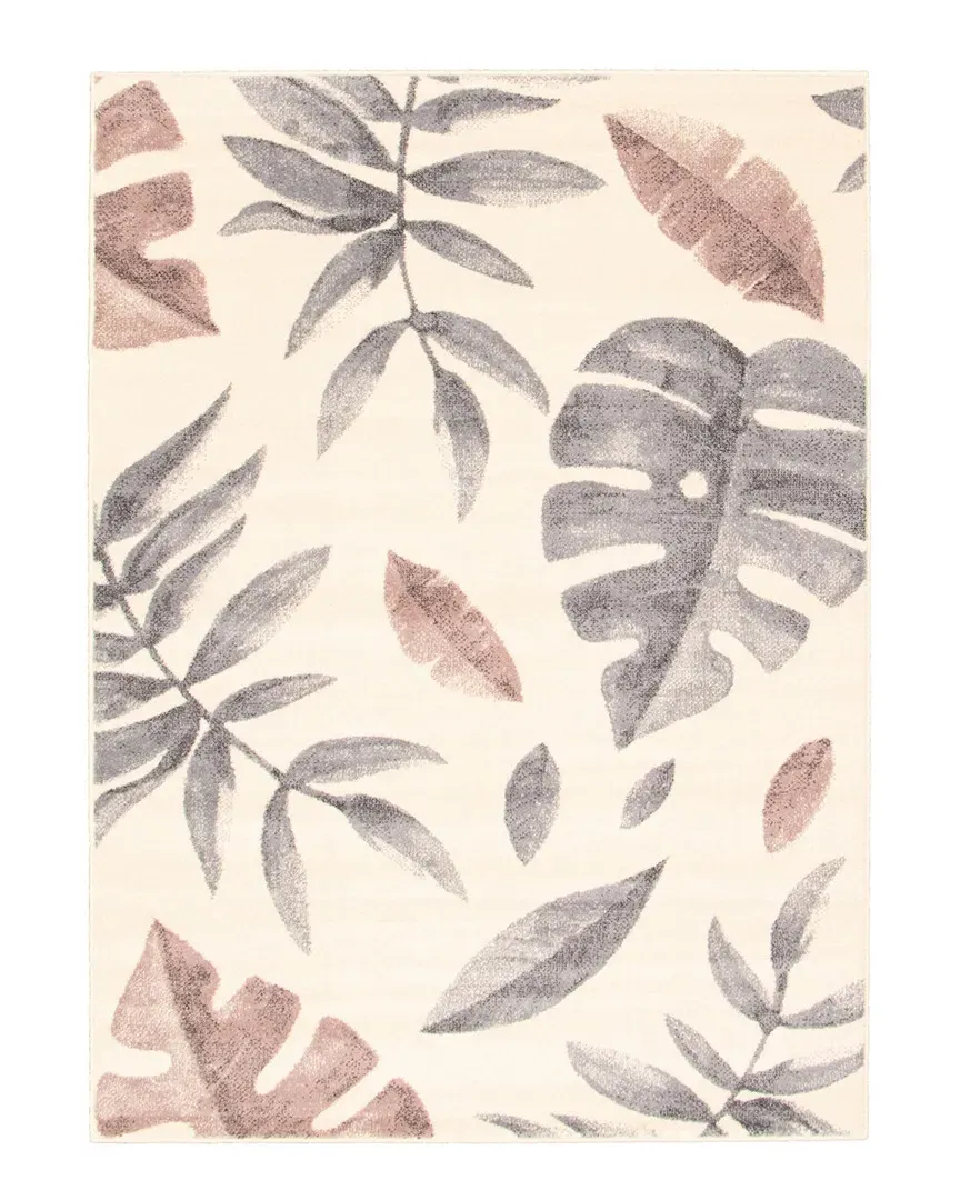 Presly Floral Rug - Cream, Polypropylene image