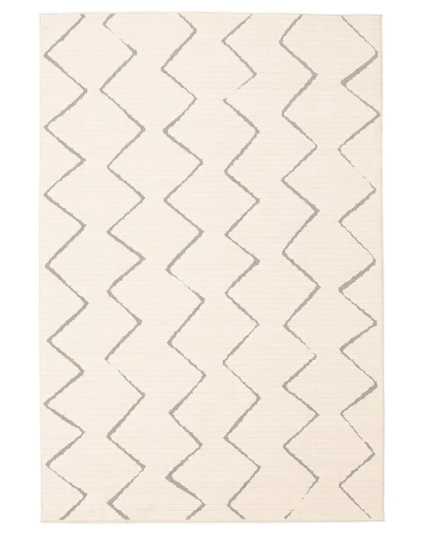 Raya Indoor/Outdoor Abstract Rug - Ivory image
