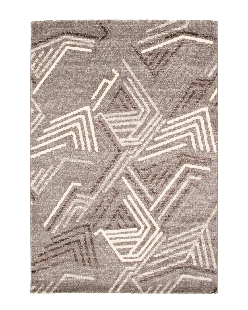 Skylar Abstract Rug - Grey, Polypropylene