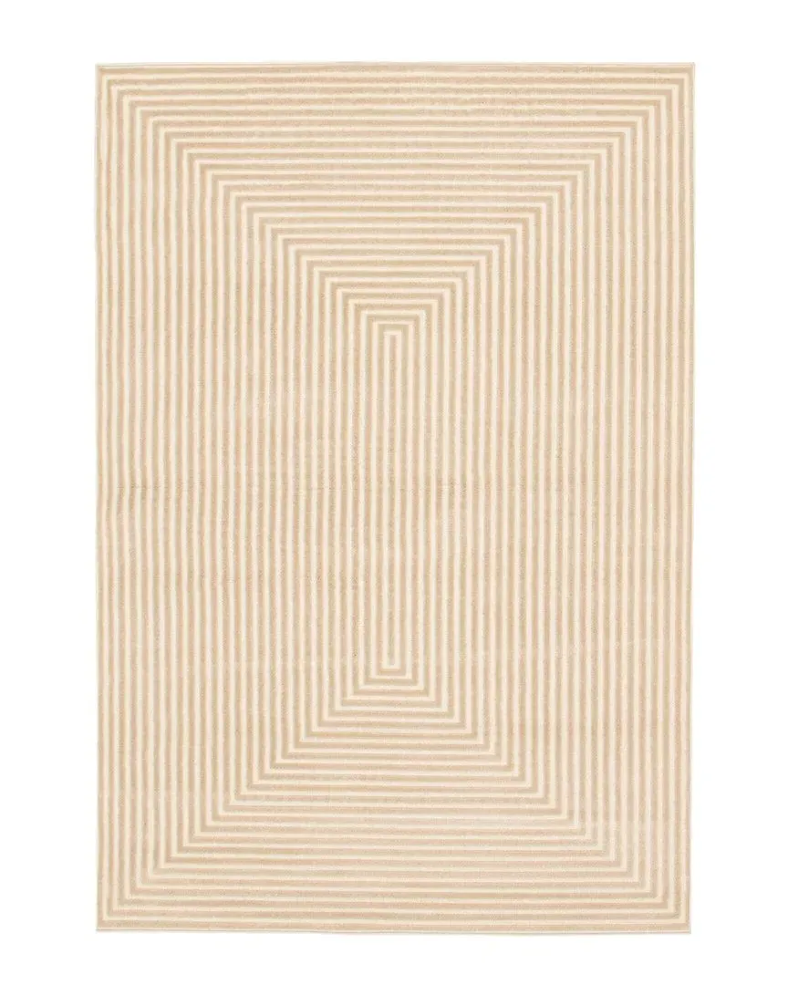 Trona Abstract Rug - Ivory, Polypropylene