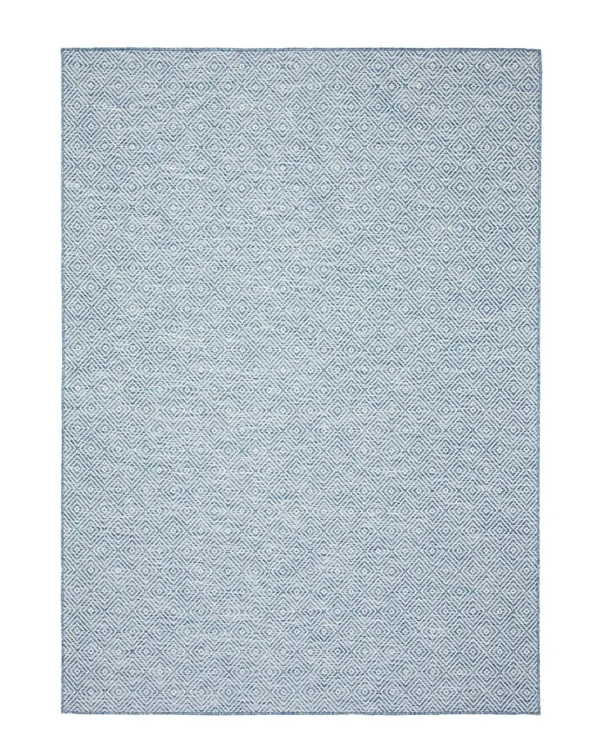 Veranda Diamond Indoor/Outdoor Rug - Blue, Polypropylene