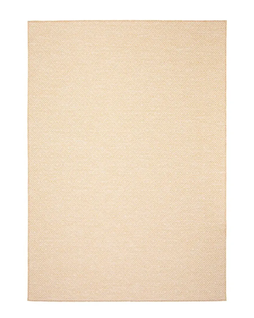 Veranda Diamond Indoor/Outdoor Rug - Gold, Polypropylene