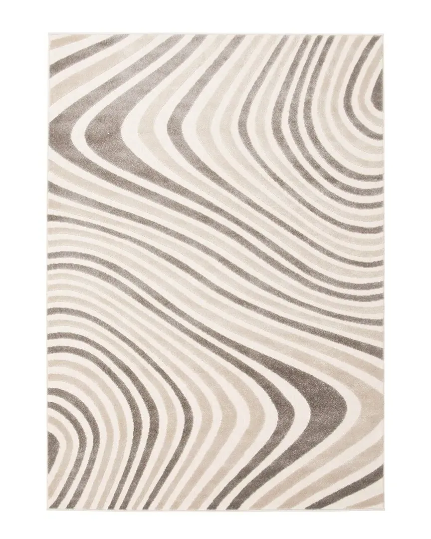 Zuma Abstract Rug - Ivory, Polypropylene image