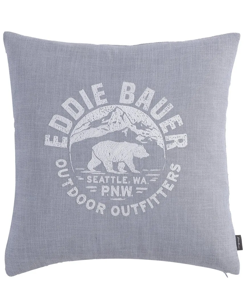 Bear Outdoor Outfitters Square Pillow Cover - Grey image