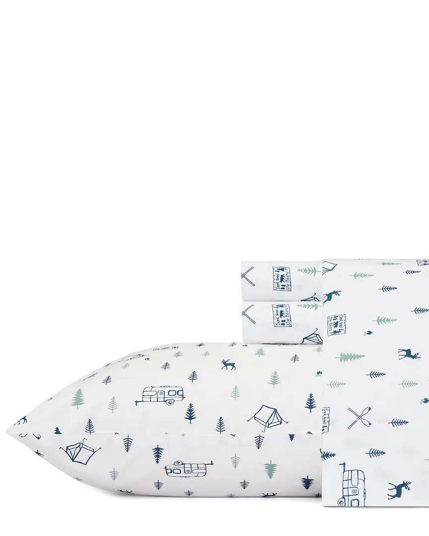 Campout Cotton Sheet Set - Green image