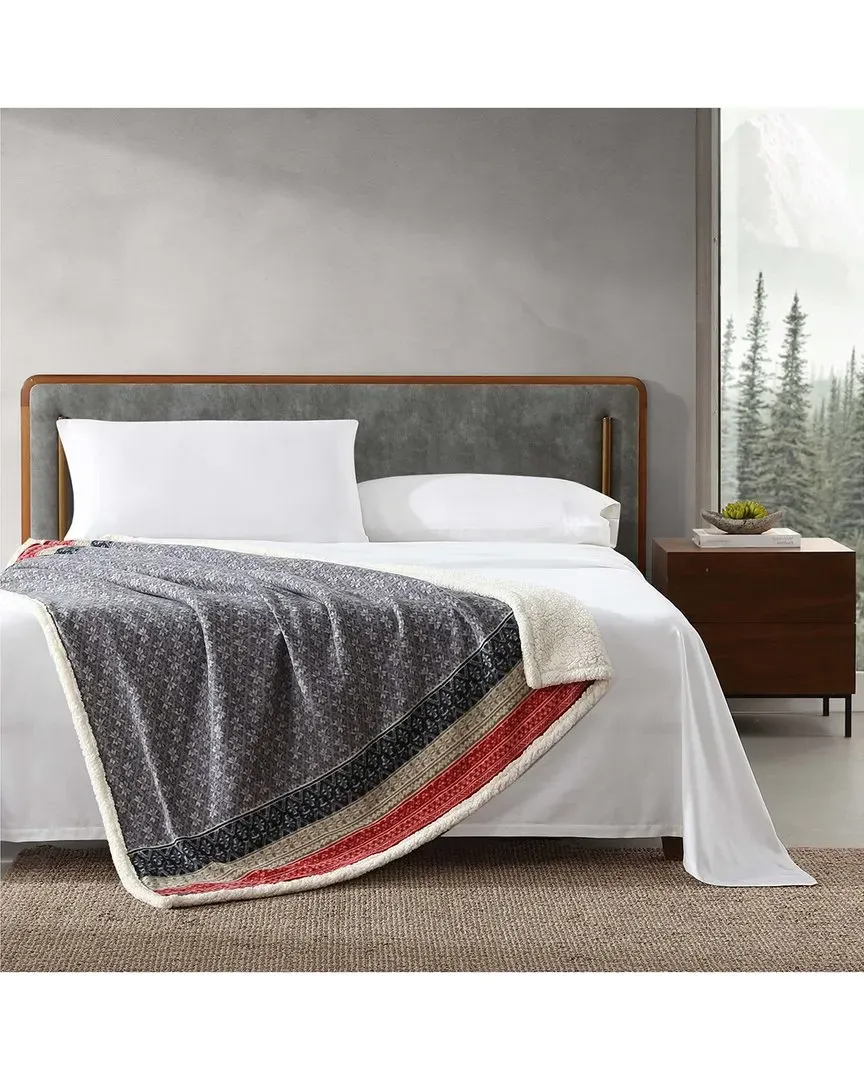 Fair Isle Throw - Grey, Polyester image