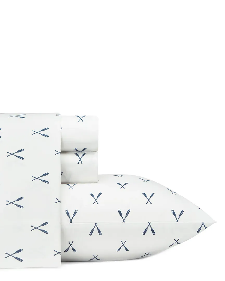 Oar Cotton Sheet Set - Blue
