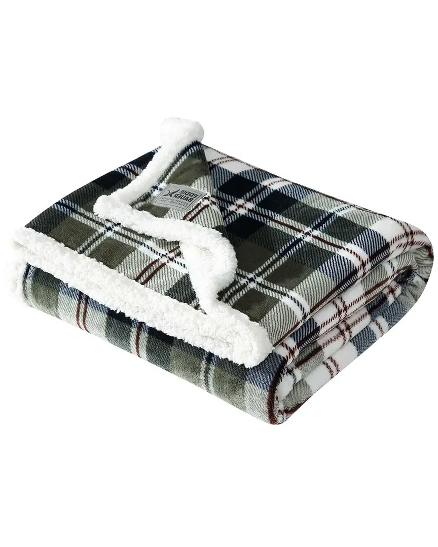 Trailhead Plaid Reversible Throw Blanket - Fleece
