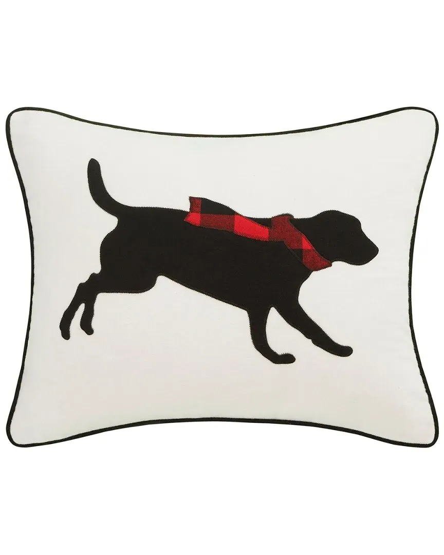 Winter Lab Breakfast Pillow - Charcoal image