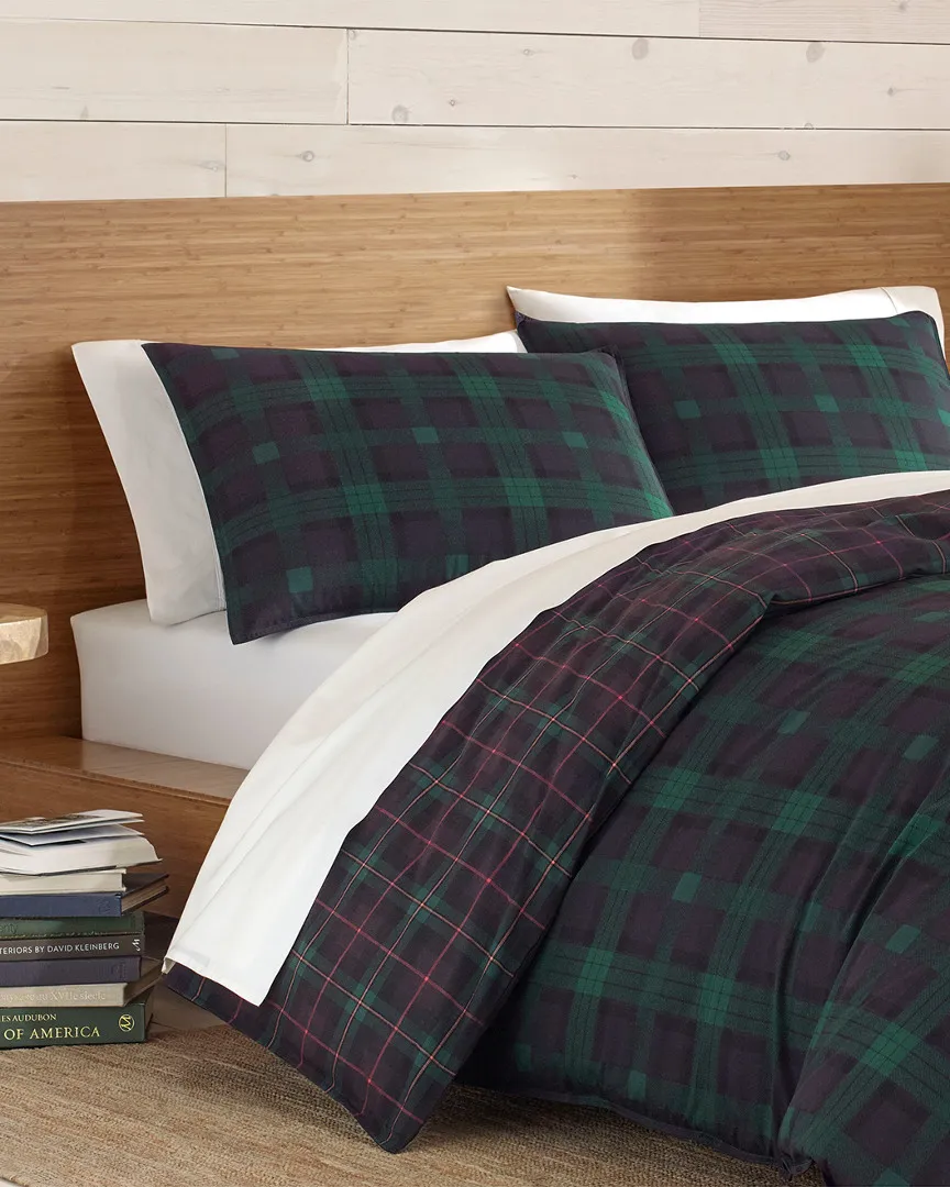 Woodland Tartan Duvet Cover Set - Green image