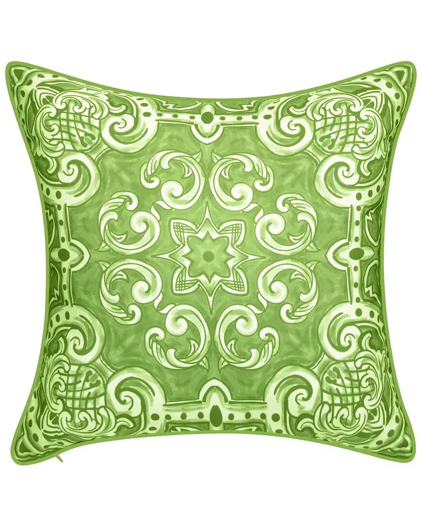 Alhambra Indoor/Outdoor Decorative Pillow - Leaf, Polyester