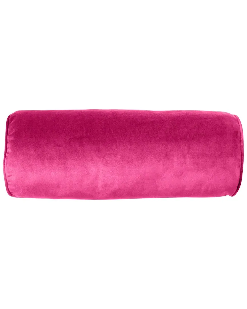 Chelsea Velvet Neckroll Throw Pillow - Polyester image