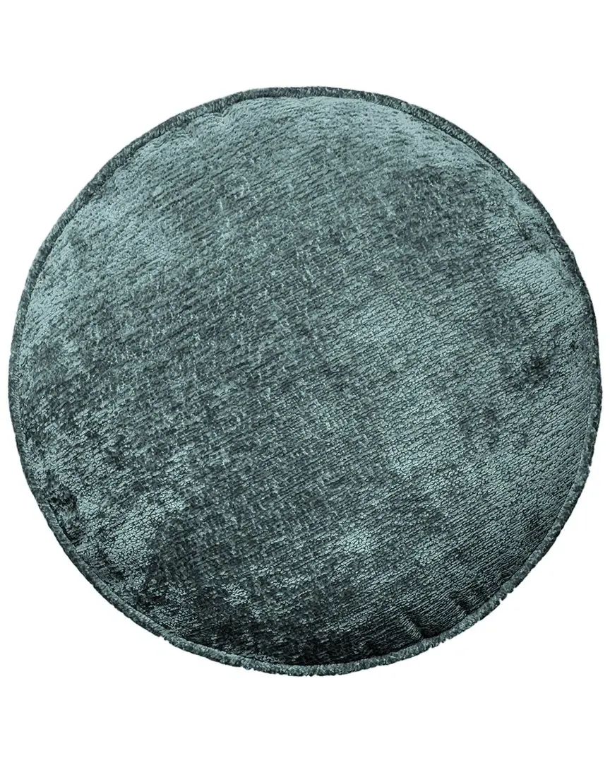 Delmonico Round Decorative Pillow - Cadet, Chenille image