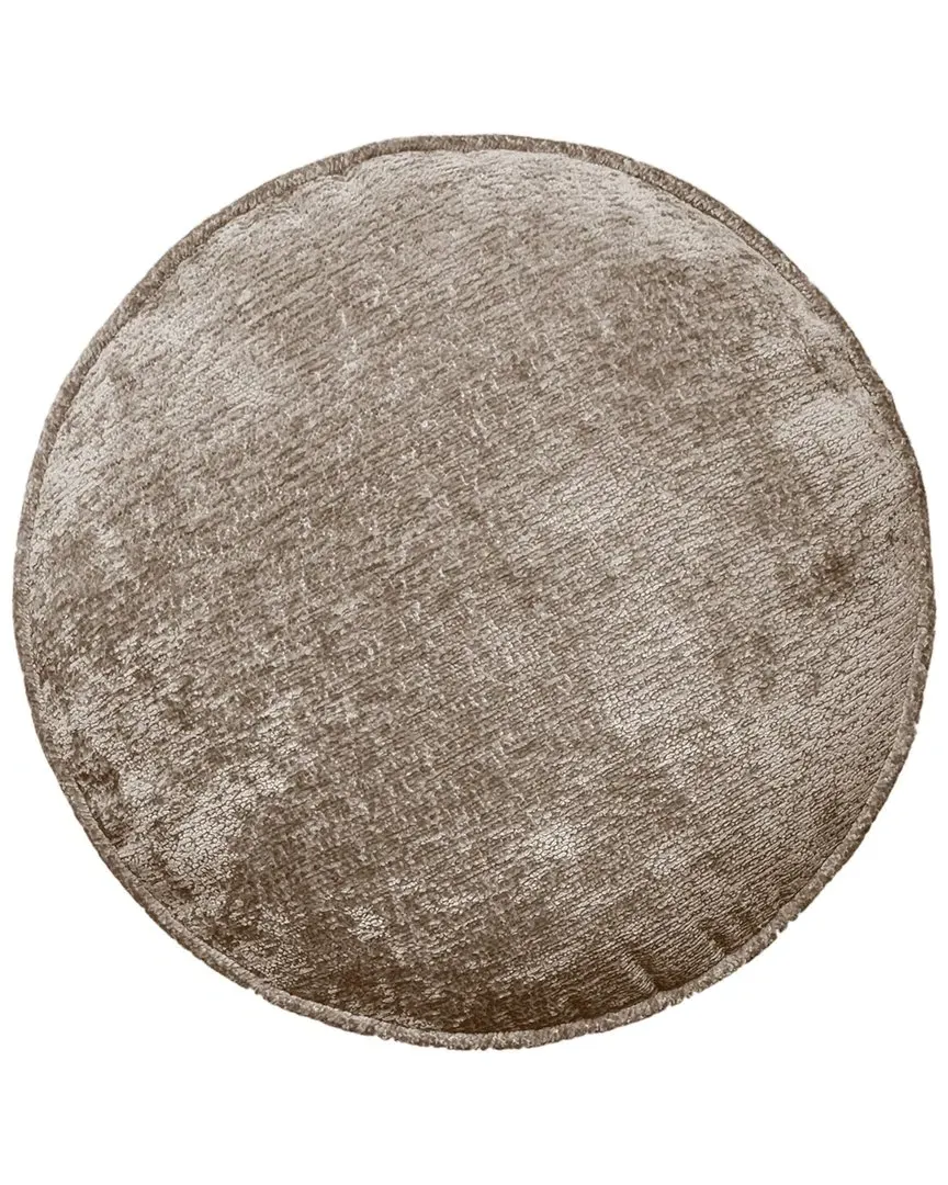 Delmonico Round Decorative Pillow - Sand, Chenille