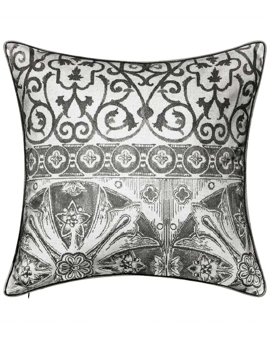 New York Botanical Garden Menorca Pillow - Black image