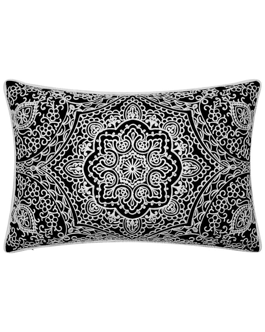 Rectangular Arabesque Embroidered Decorative Pillow image