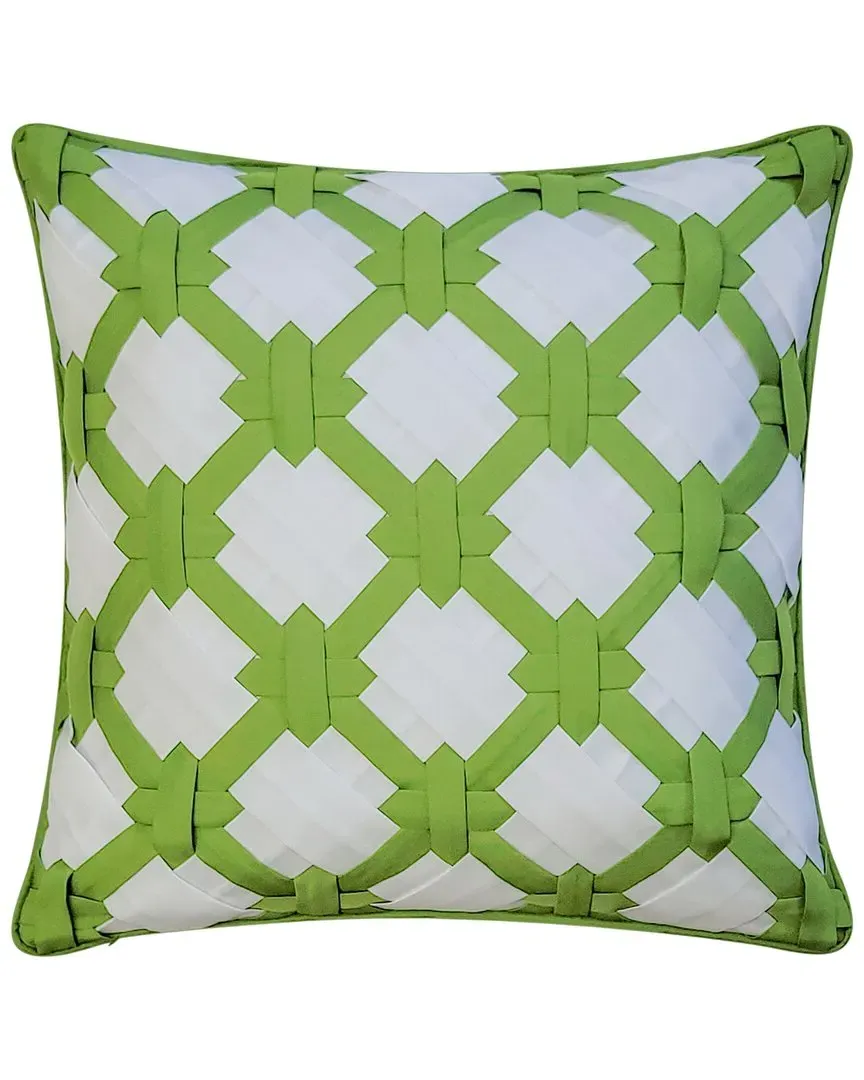 Square Indoor/Outdoor Woven Decorative Pillow - Polyester