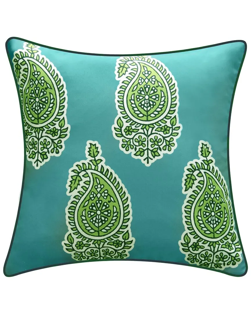 Square Reversible Jaipur Print Decorative Pillow - Polyester