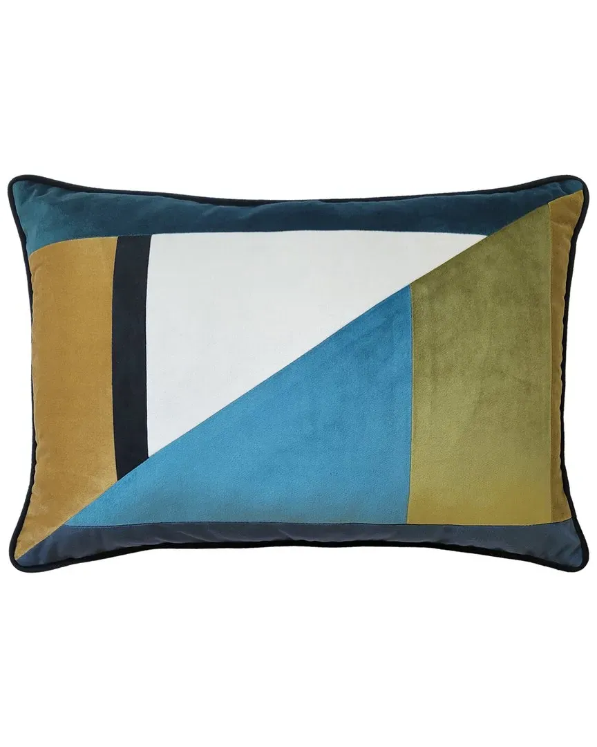 Upcycled Renaissance Patchwork Decorative Pillow - Recycled Polyester image