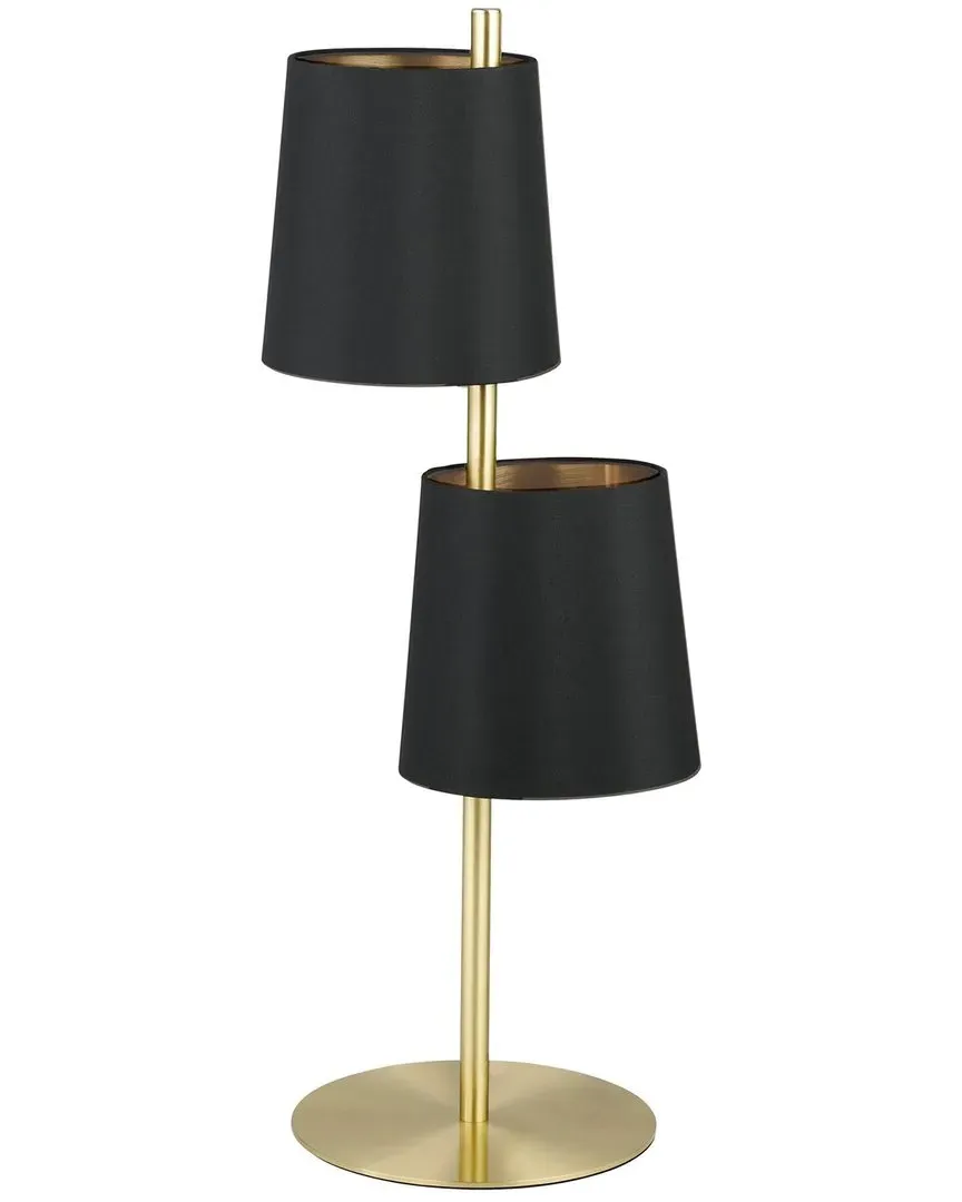 Almeida 2 Light Table Lamp - Brushed Brass, Steel image