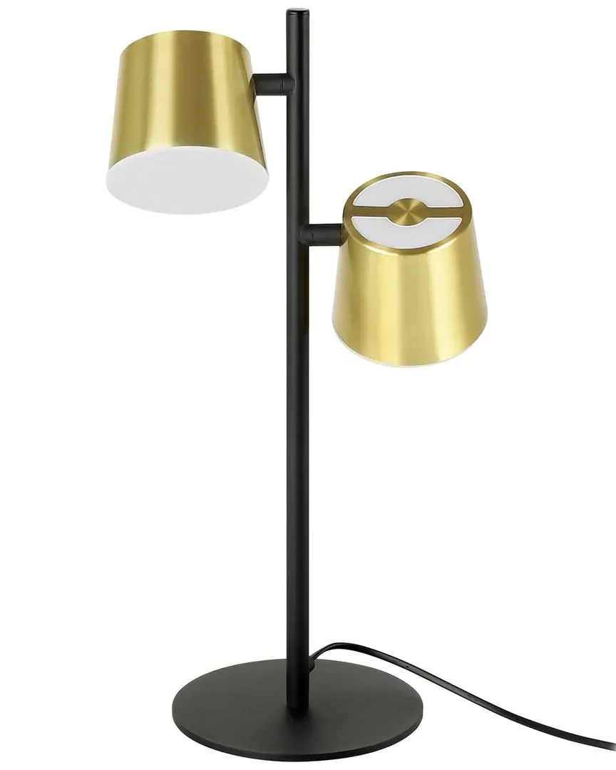 Altamira 2 Light Table Lamp - Black, Brass image