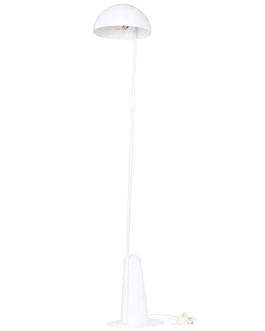 Aranzola 1 Light Floor Lamp - White, Metal