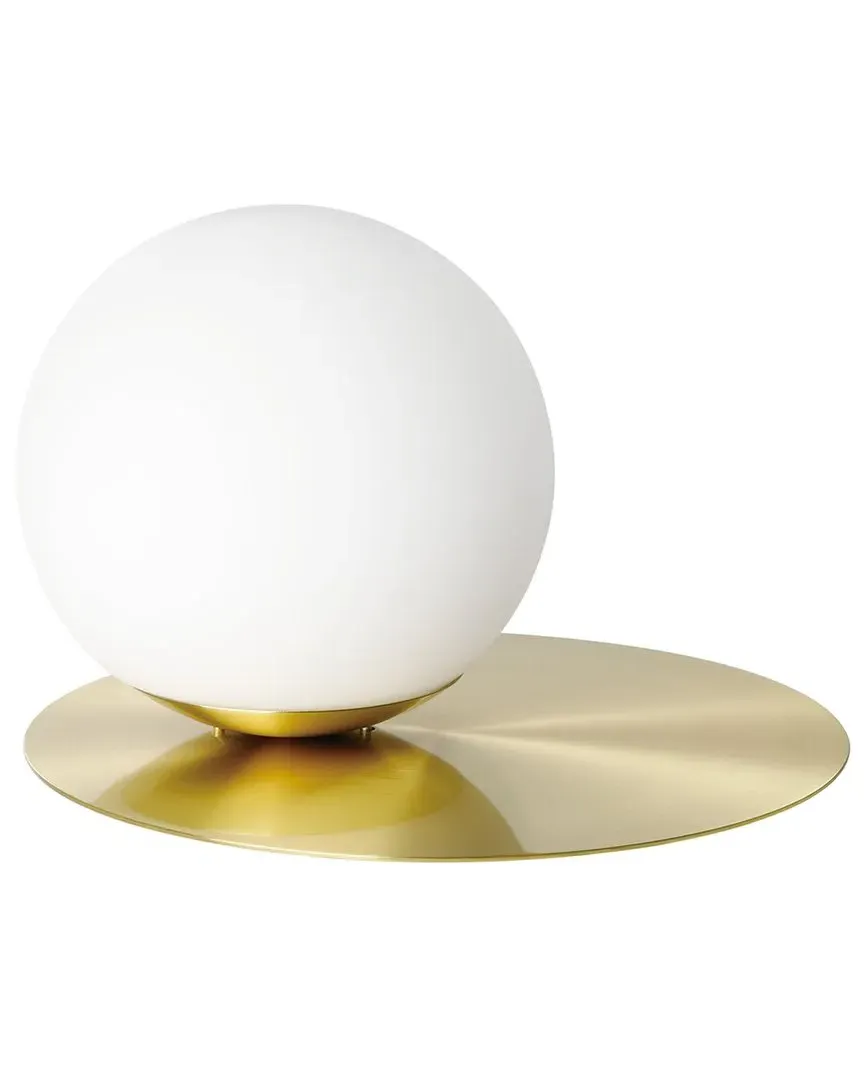 Arenales Table Lamp - Brushed Brass, White Opal Glass image
