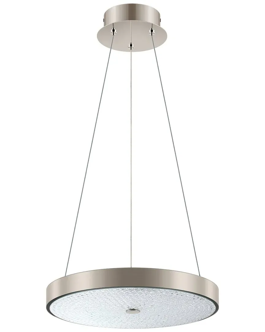 Arezzo LED Pendant Light - Matte Nickel, Clear Glass image